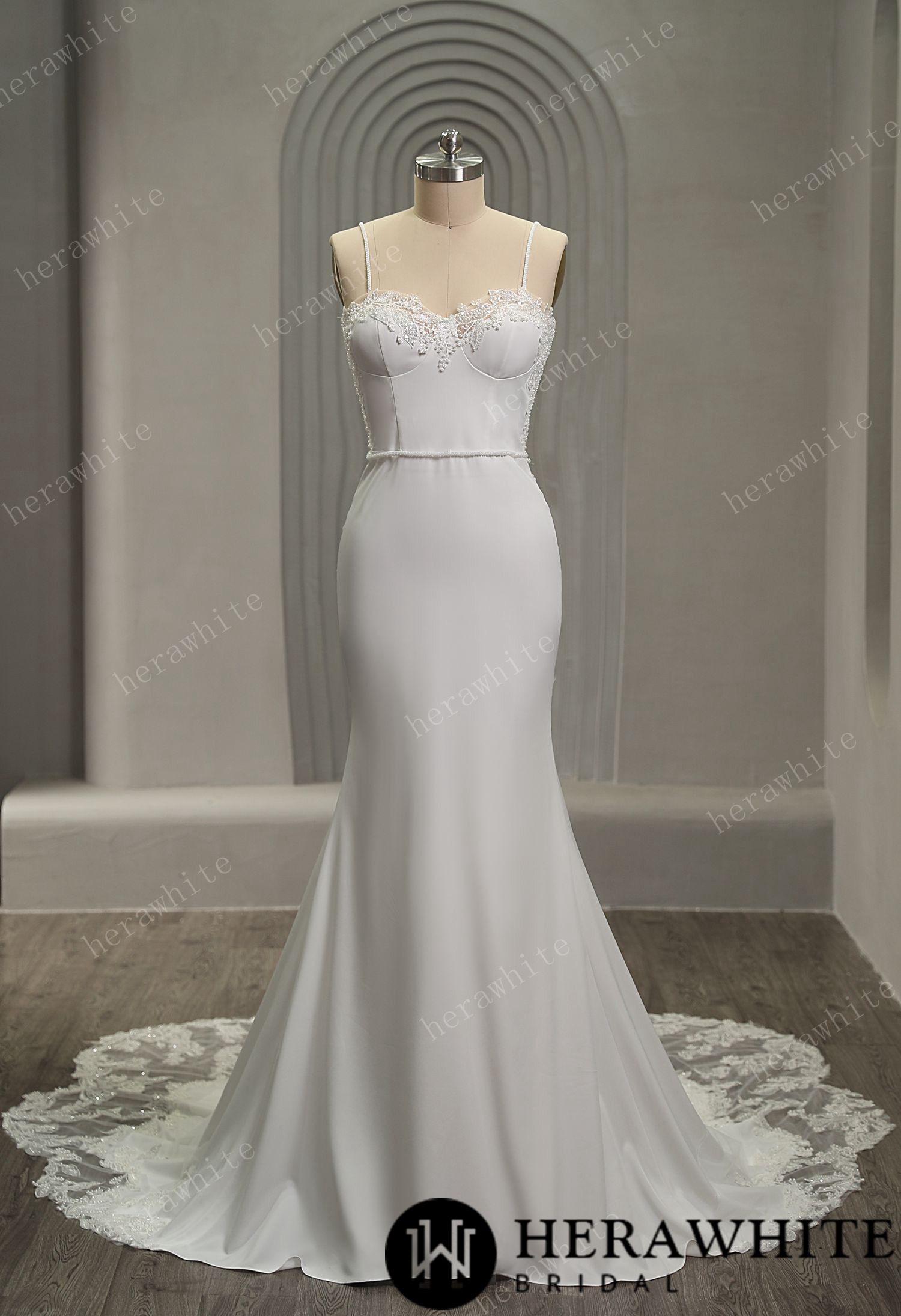 Sexy Spaghetti Straps V Neck Lemon Green Long Wedding Guest Dress Evening Gown SP980 main image 0